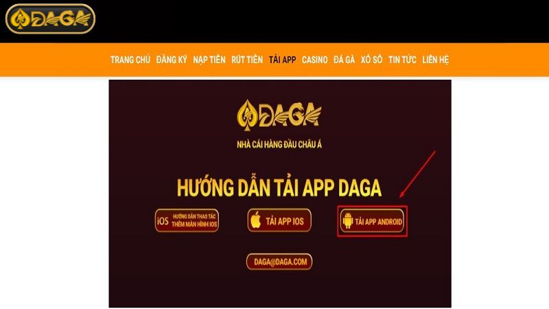 Nhanh chóng truy cập hệ thống nhà cái Daga để tìm link tải app IOS Nhanh chóng truy cập hệ thống nhà cái Daga để tìm link tải app IOS